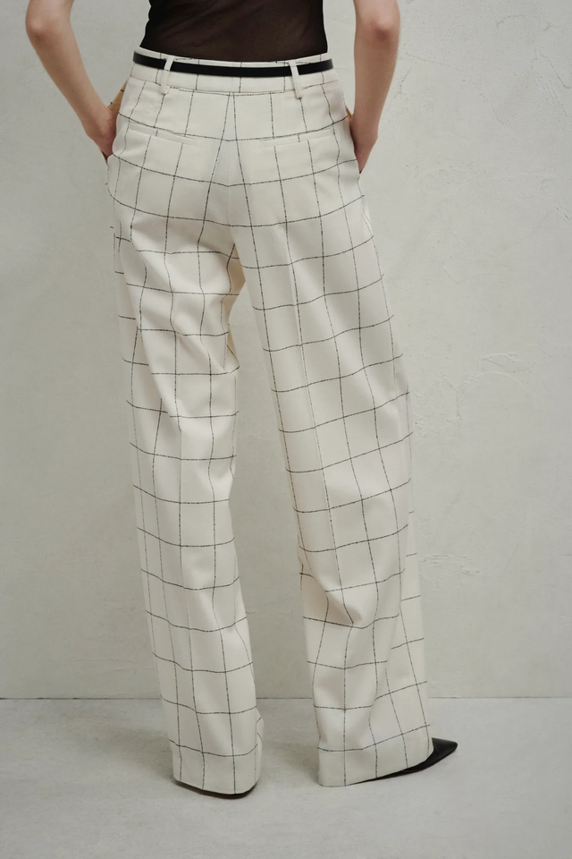 Pantaloni avorio Erika Cavallini