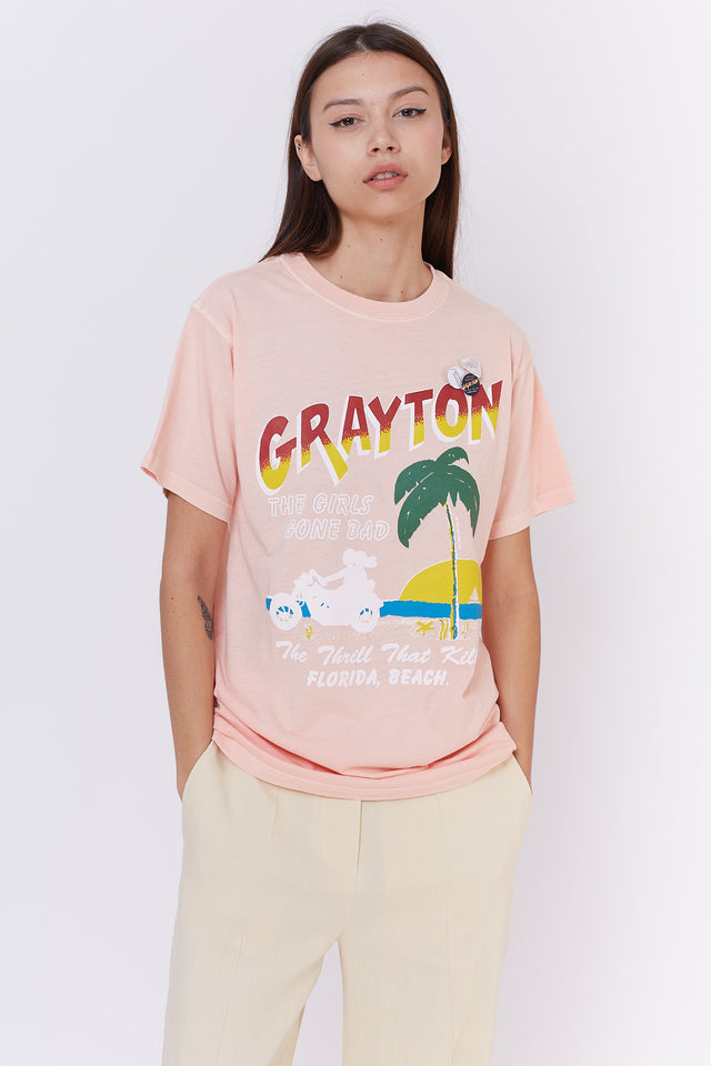 T-Shirt rosa Newtone