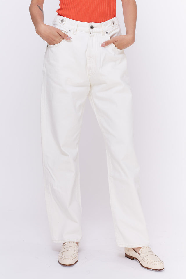 Jeans Cesira avorio Pence