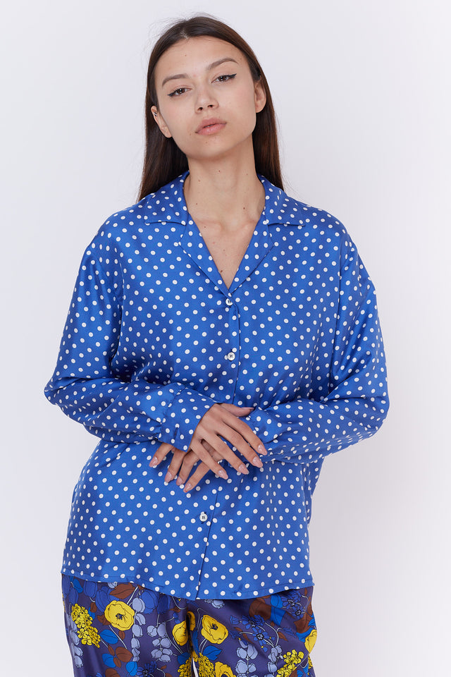 Camicia blu Laura Urbinati