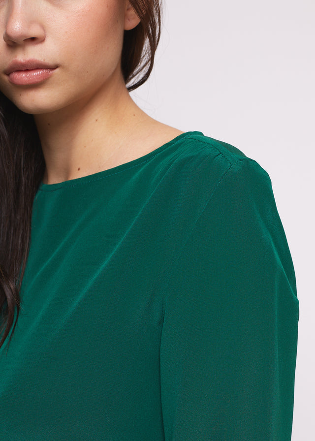 Blusa verde smeraldo AM