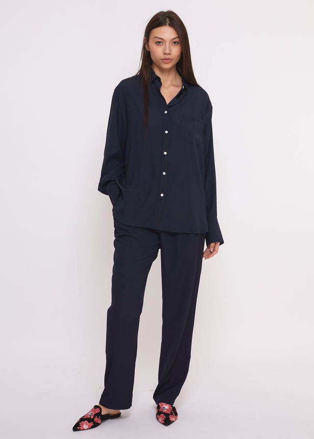 Pantaloni blu navy AM