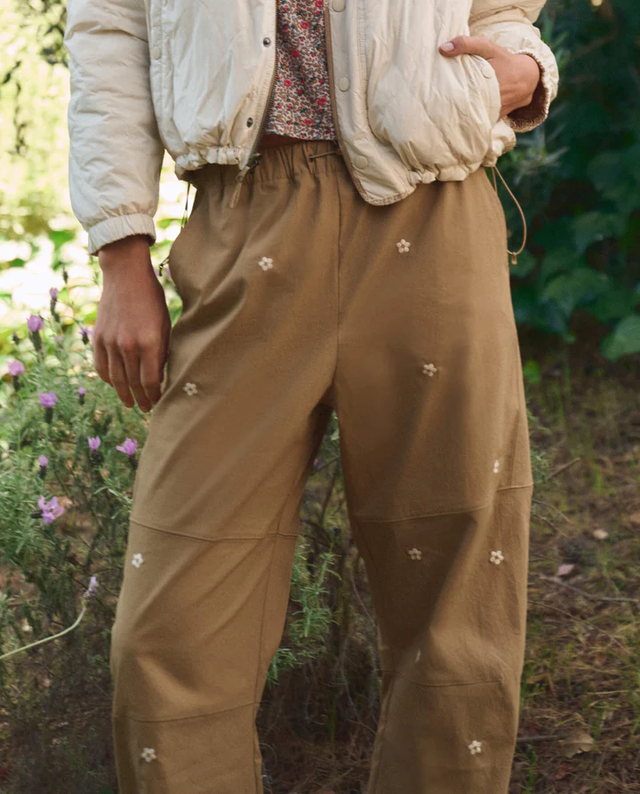 Pantaloni beige The Great