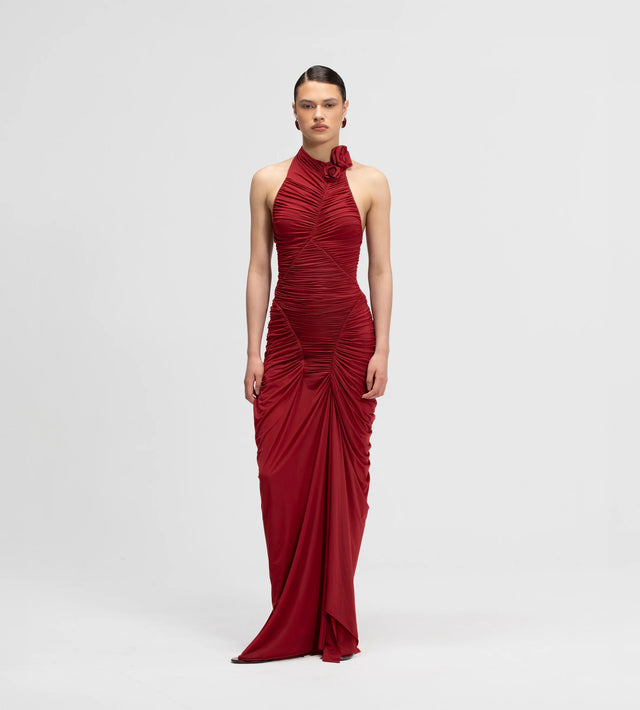 Vestito rosso Maygel Coronel