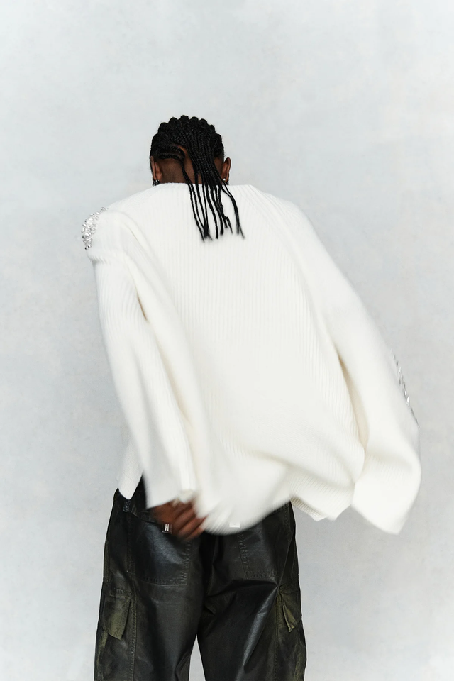 Pullover bianco Circus Hotel