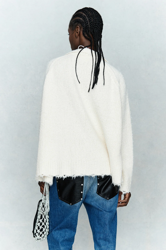 Cardigan panna Circus Hotel