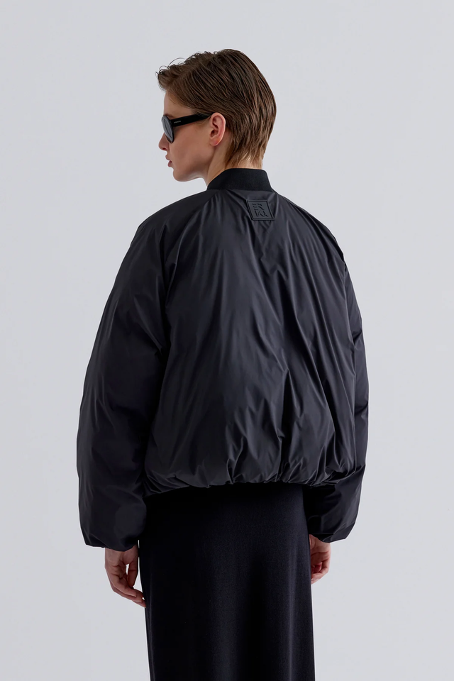Bomber nero Erika Cavallini
