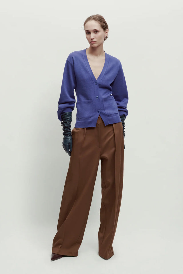 Cardigan viola Erika Cavallini