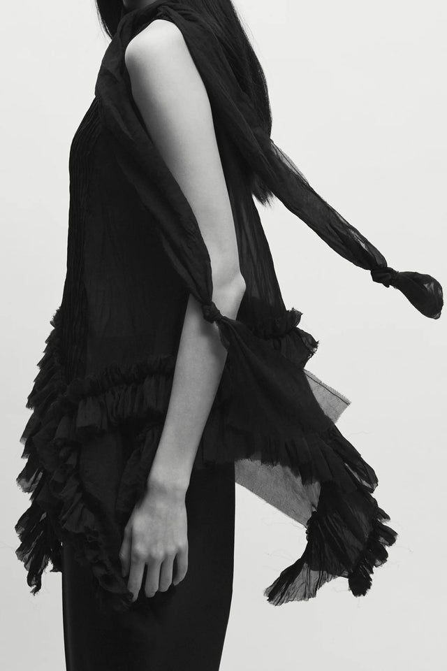 Top nero Erika Cavallini