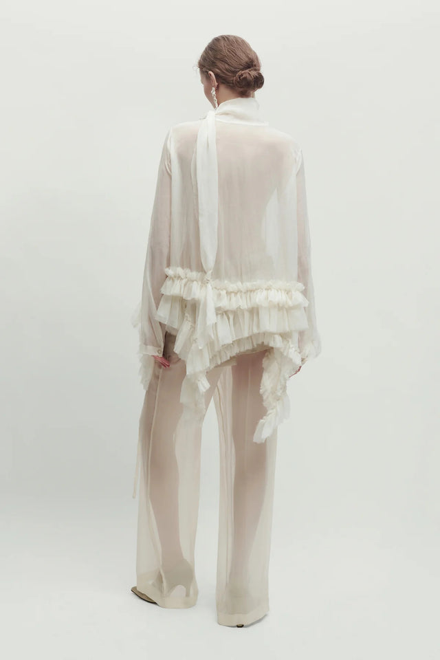 Blusa avorio Erika Cavallini