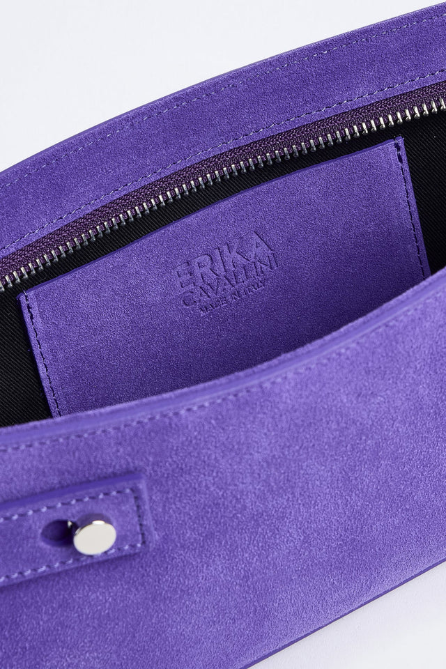 Pochette viola Erika Cavallini