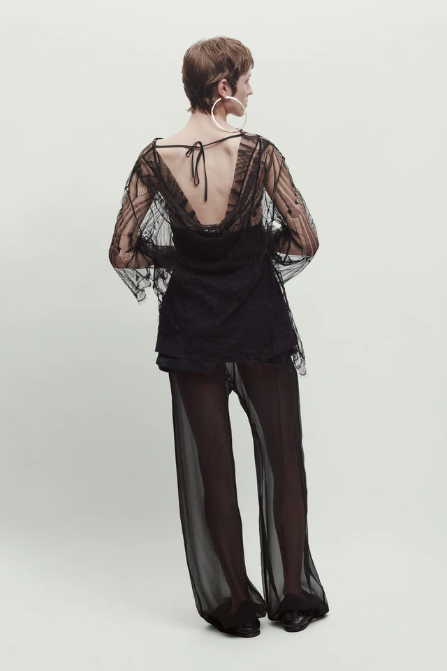 Blusa nera Erika Cavallini