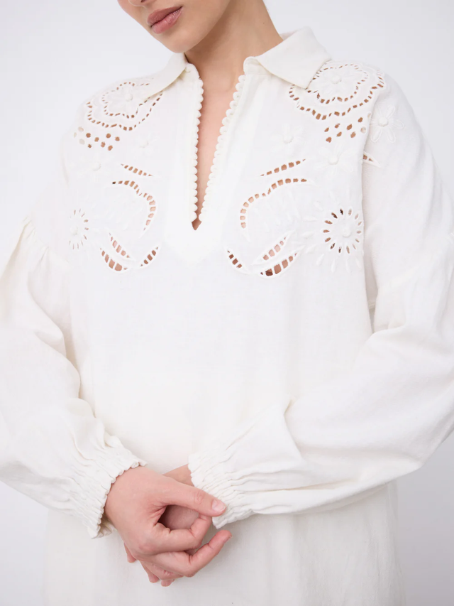 Camicia avorio Not Shy