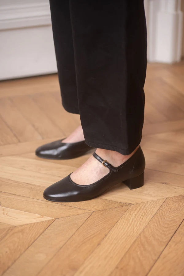 Ballerine nere Anne Thomas