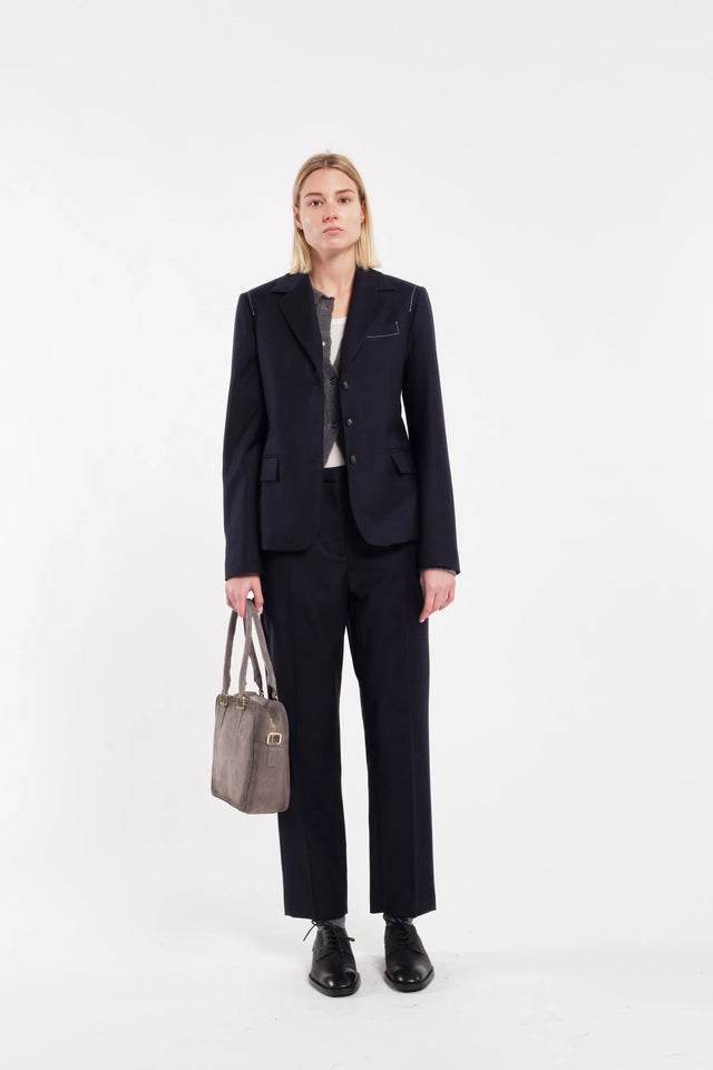 Pantaloni blu navy Tela