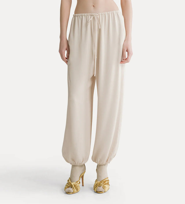 Pantaloni avorio Forte Forte
