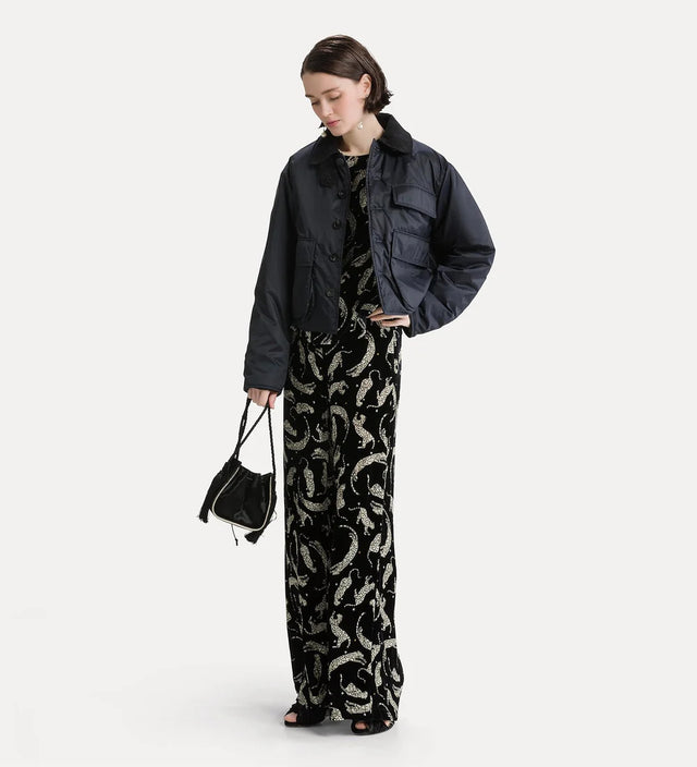 Pantaloni neri Forte Forte