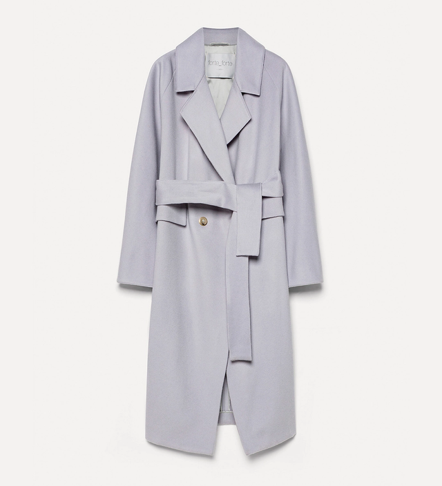 Cappotto lilla Forte Forte