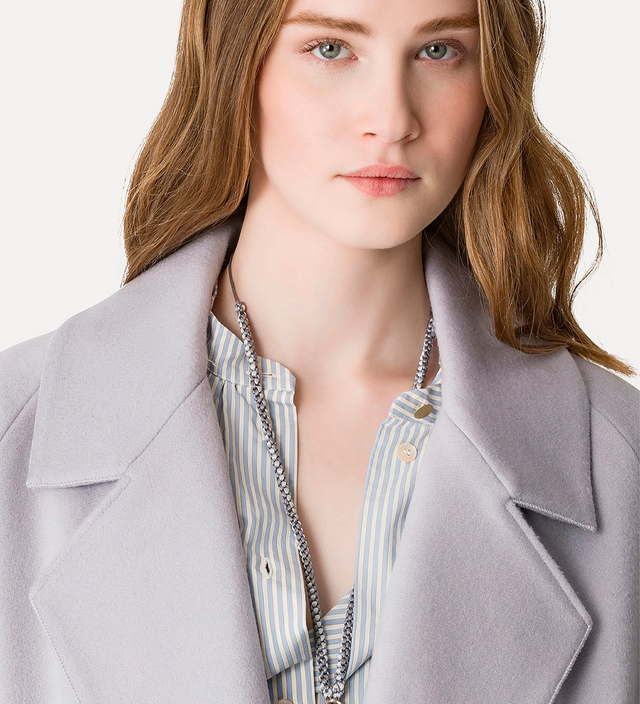 Cappotto lilla Forte Forte
