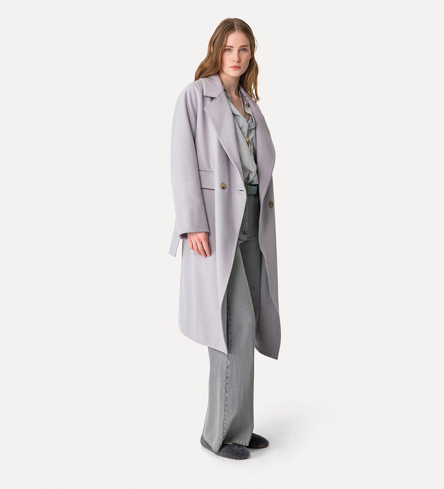 Cappotto lilla Forte Forte