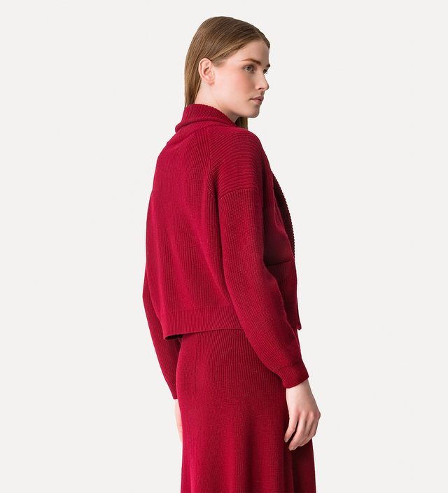 Cardigan rosso Forte Forte
