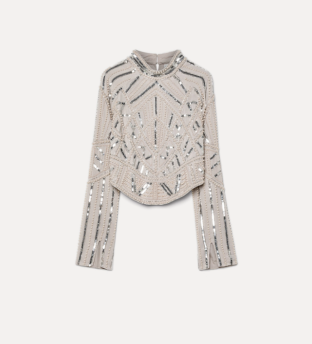 Top argento Forte Forte