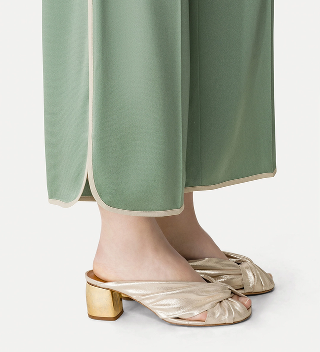 Pantaloni verdi Forte Forte