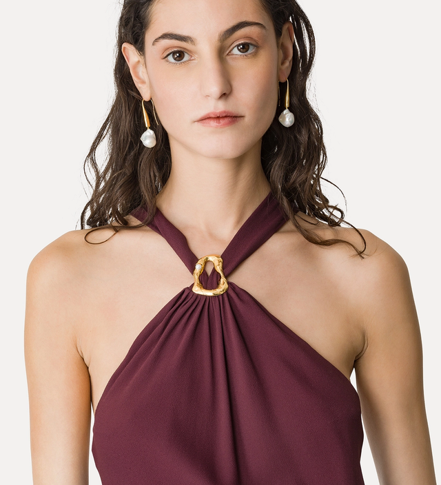 Vestito bordeaux Forte Forte