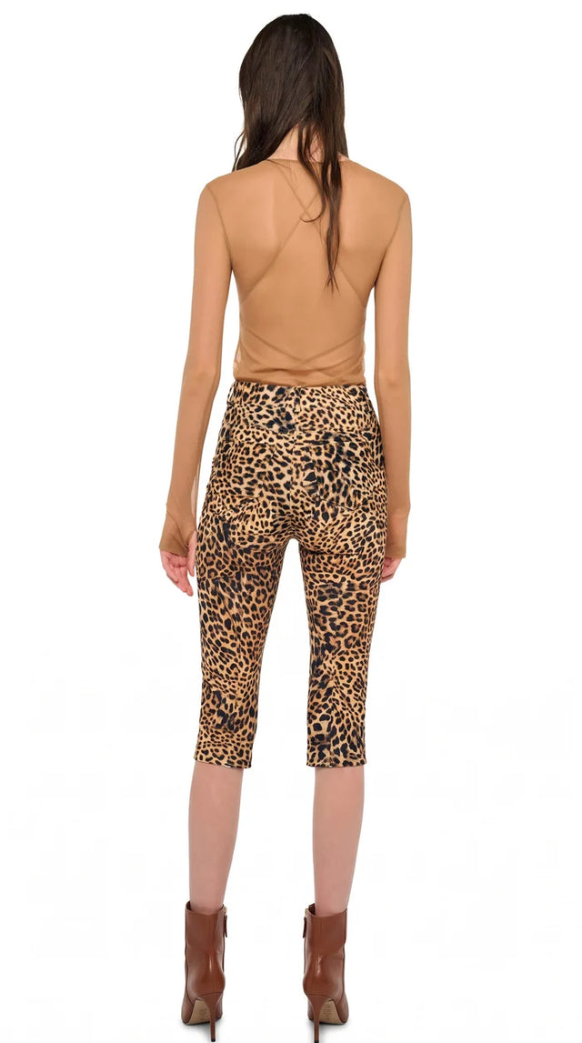 Pantaloni maculati Norma Kamali