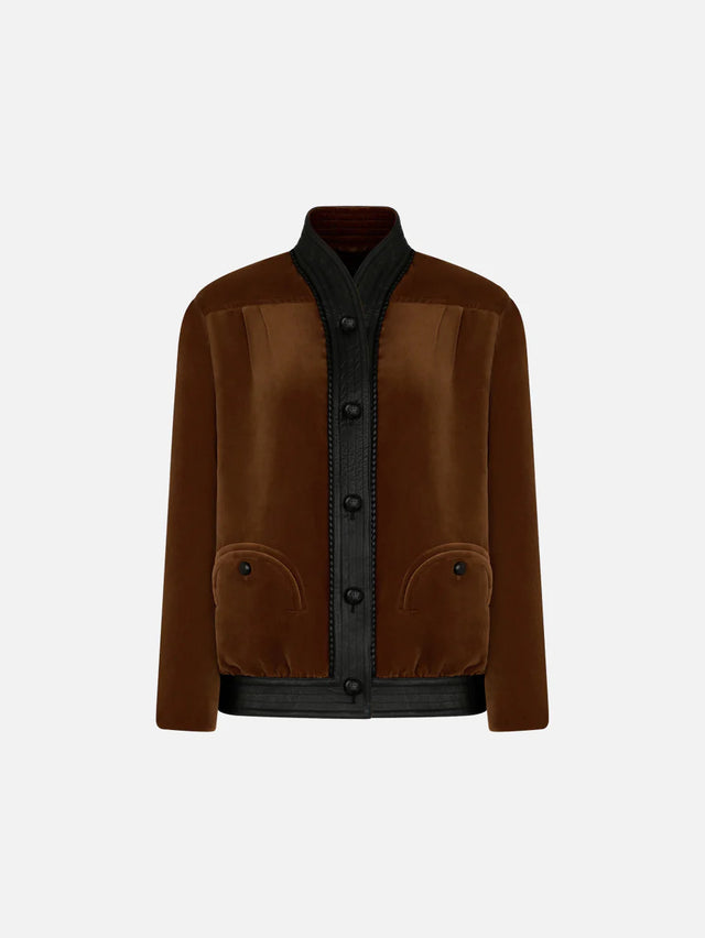 Bomber caramello Blazé