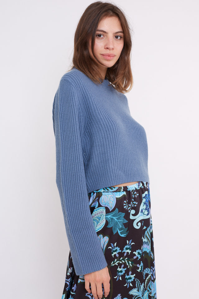 Pull azzurro Allude