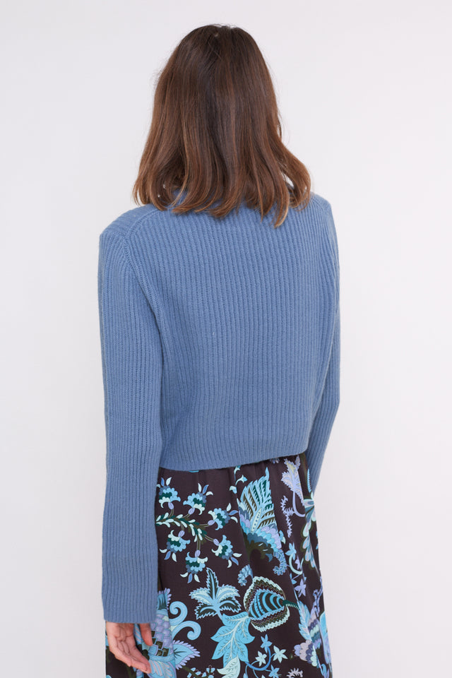 Pull azzurro Allude