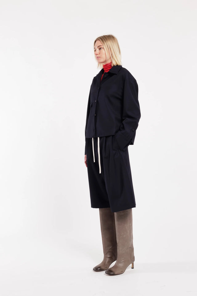 Bermuda blu navy Tela