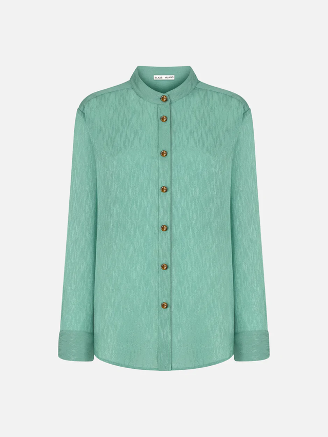 Camicia verde acqua Blazé