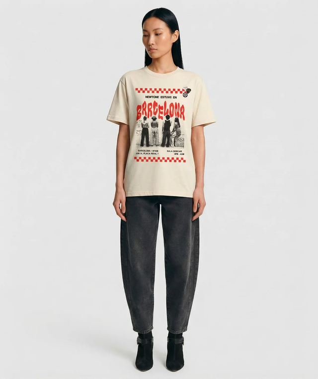 T-Shirt avorio Newtone