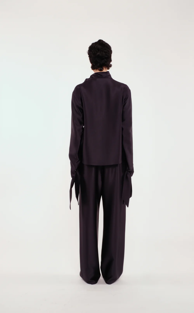 Pantaloni blu navy Tela