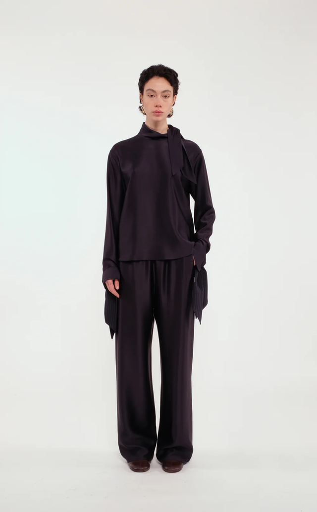 Pantaloni blu navy Tela