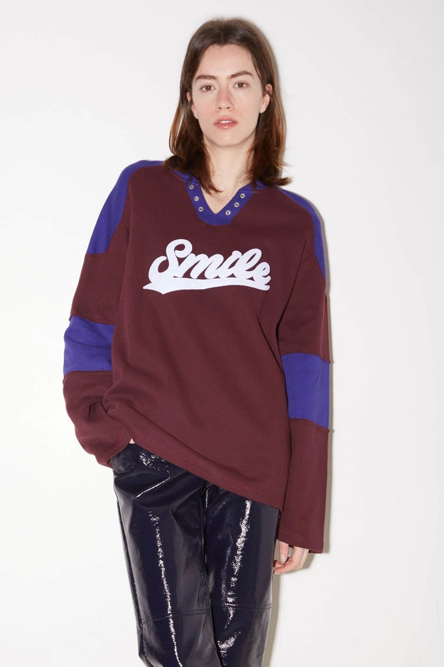 Felpa bordeaux Roseanna