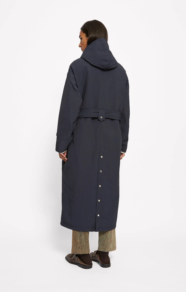 Trench blu Roseanna
