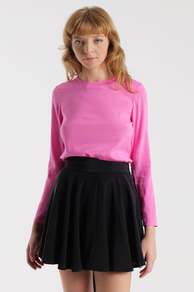 AM fuchsia top