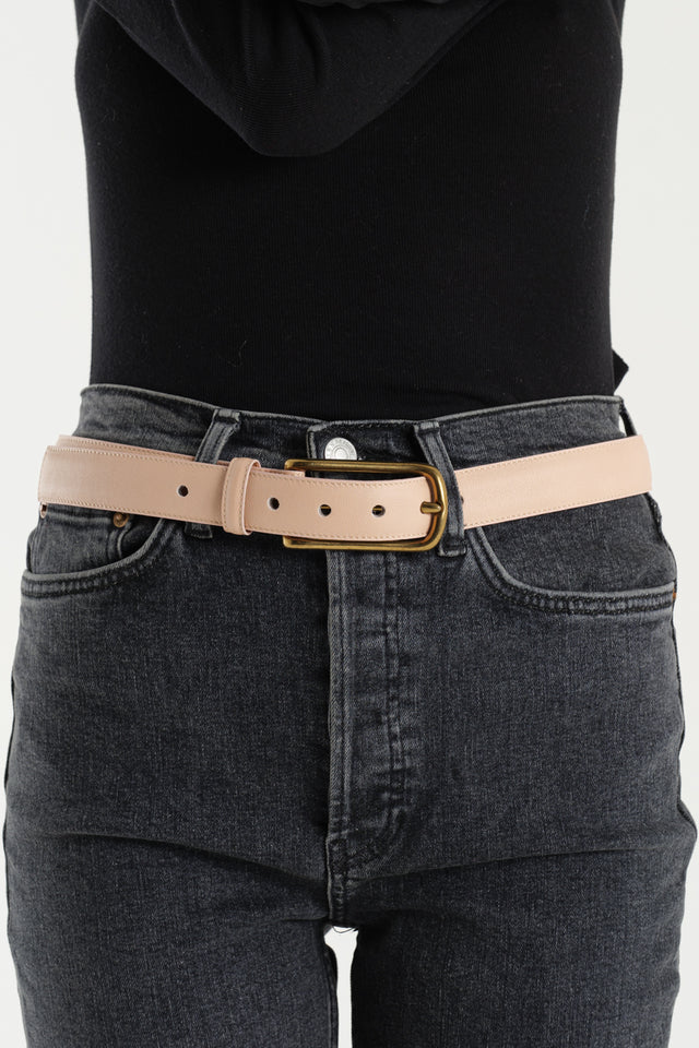 Lisa C. powder pink belt