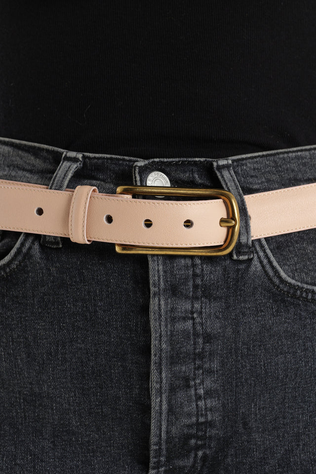 Lisa C. powder pink belt