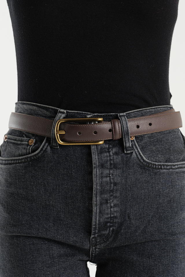 Lisa C. dark brown belt