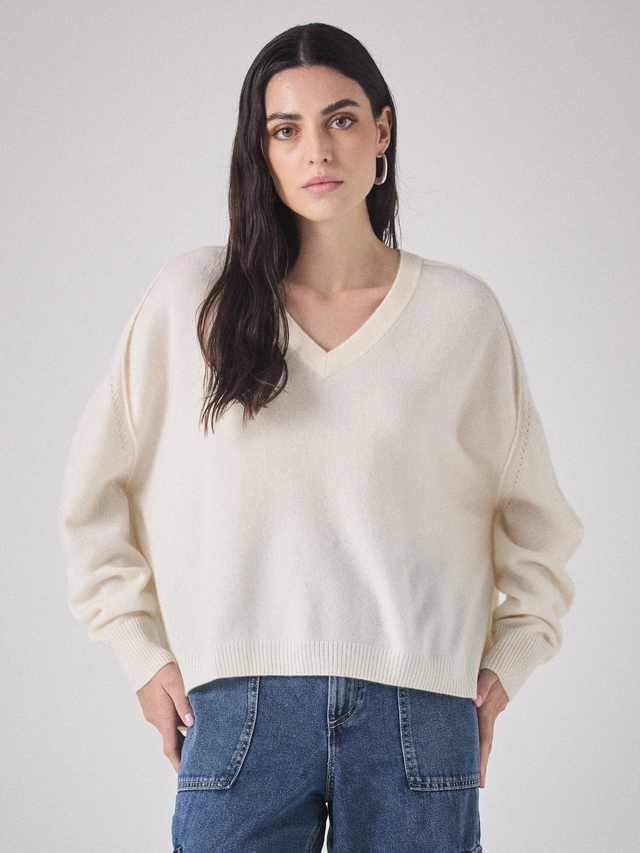 Pullover avorio Not Shy