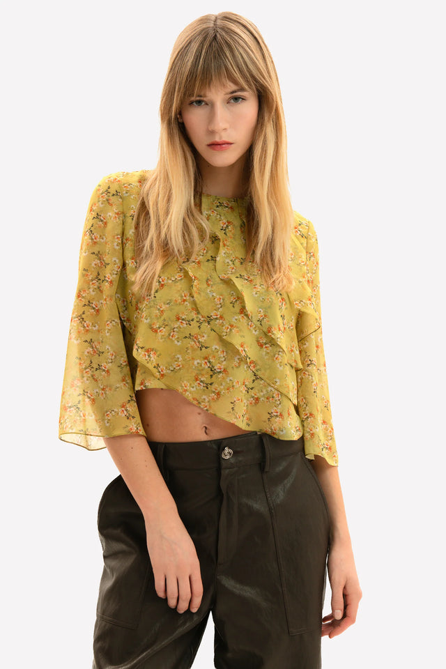Blusa gialla Kristina Ti