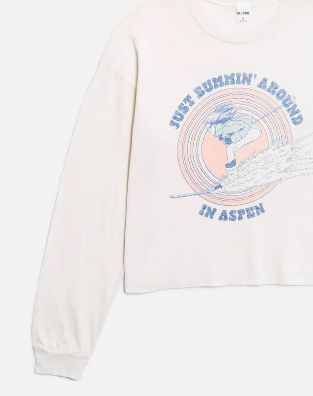 T-Shirt avorio RE/DONE