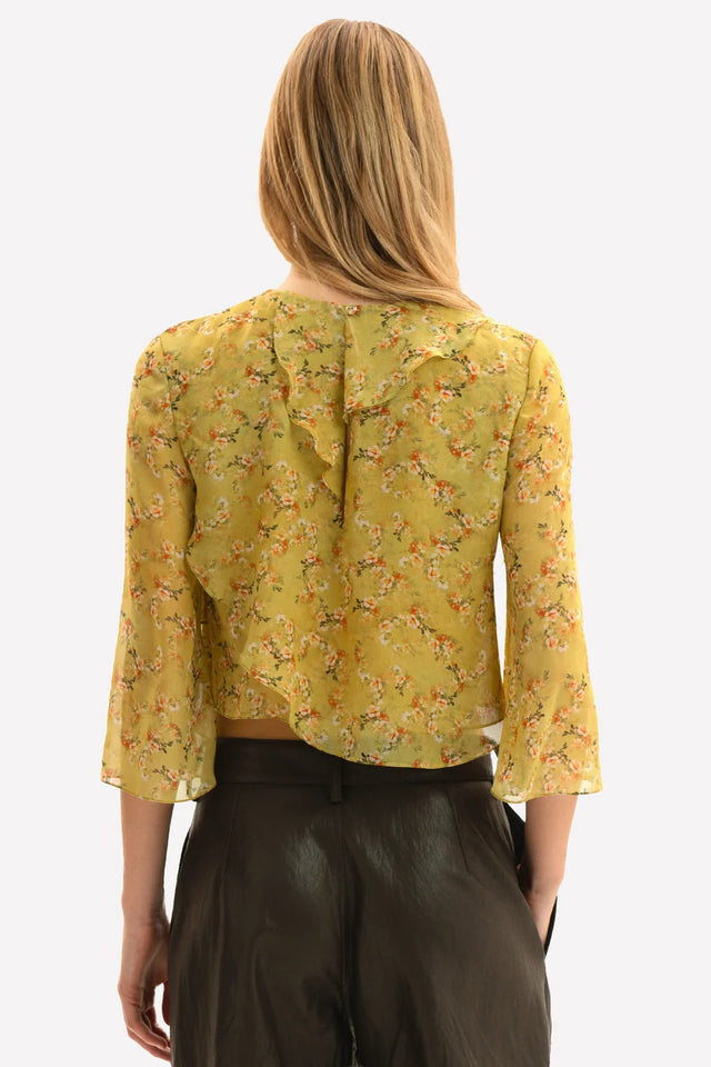 Blusa gialla Kristina Ti