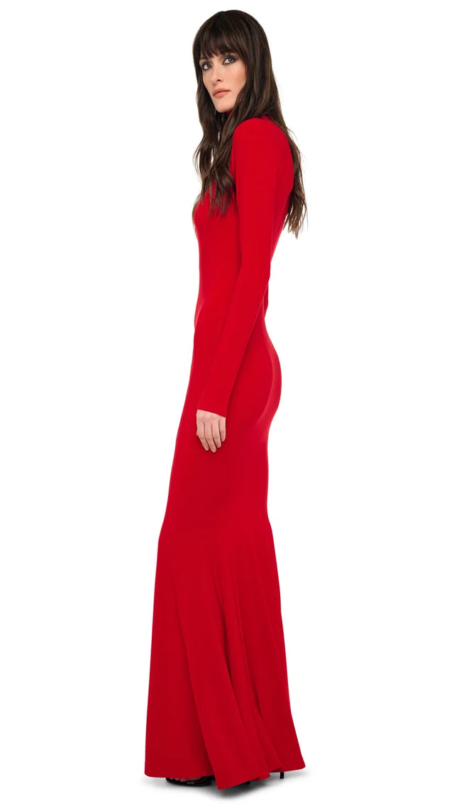 Vestito rosso Norma Kamali