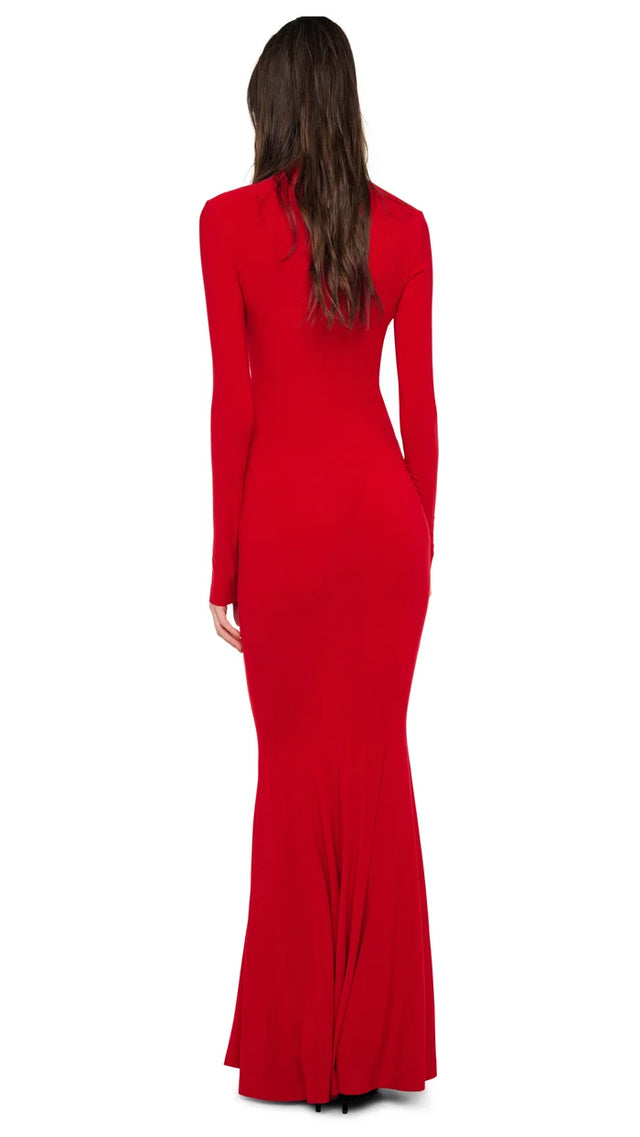 Vestito rosso Norma Kamali