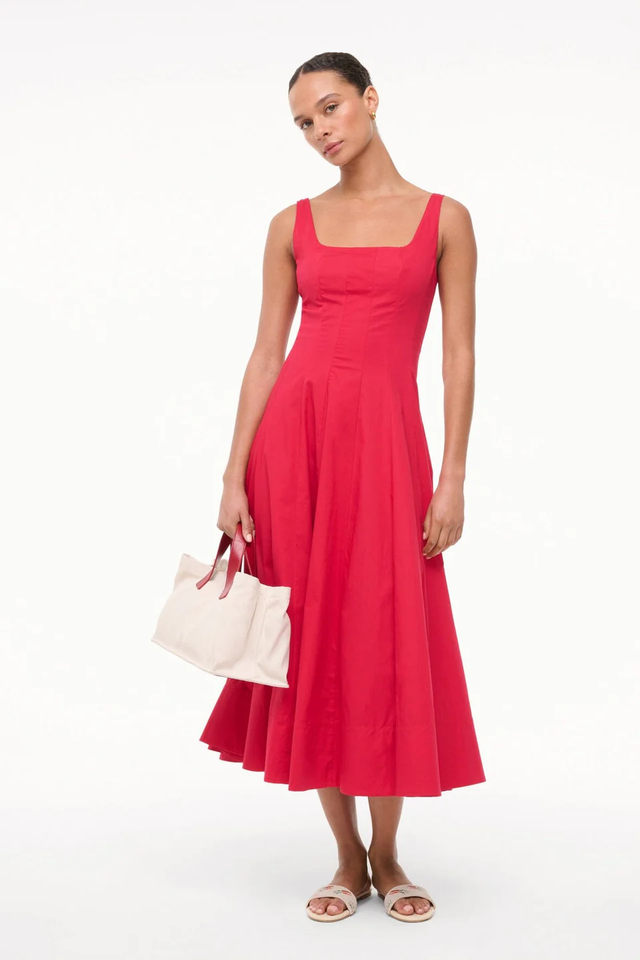 Vestito rosso Staud